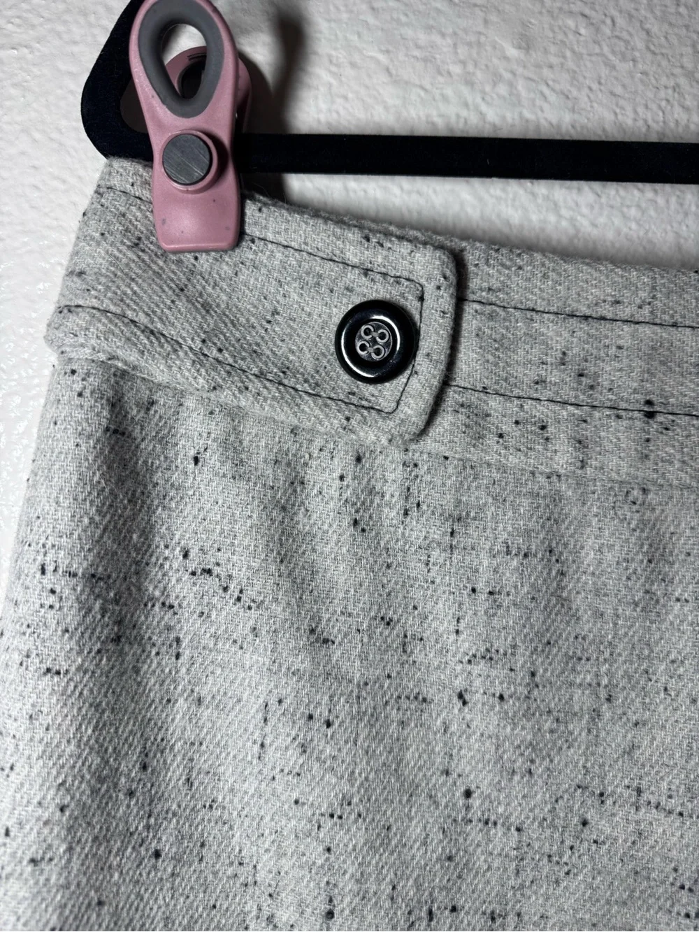 Outback Red Gray Tweed Mini Skirt